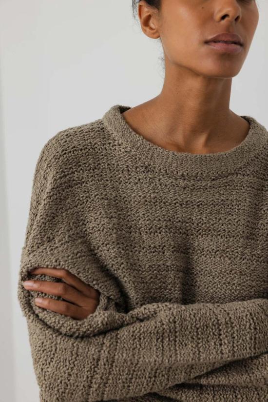  울 하이드 스웨터 루즈핏 풀오버 - WOL HIDE