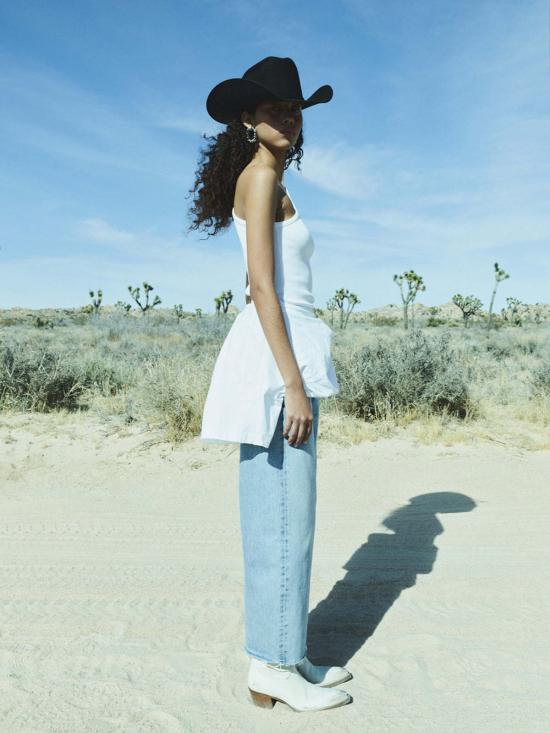  에이골디 데님 팬츠 아골드 로우 커브 프레이 진 포스 - AGOLDE