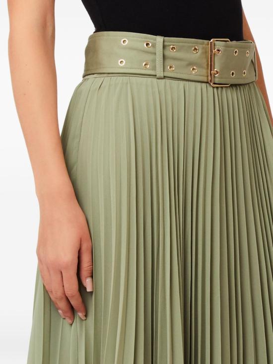 26SS 리우조 미디 스커트 CA6359 T4691P9639 Green peppermint - LIU JO