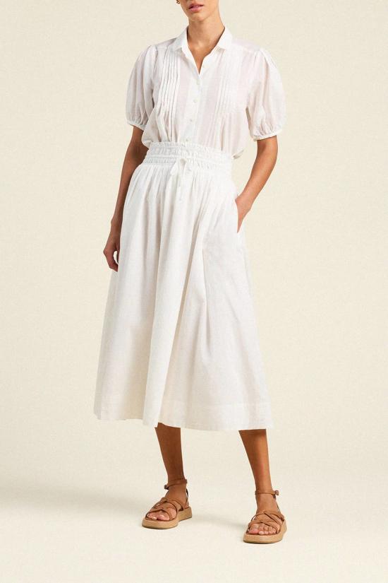  트로바타 롱 스커트 비앙카  화이트 - TROVATA