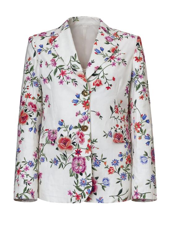 26SS 리우조 수트 자켓 CA6337 T589AP9669 Glam white blossom - LIU JO