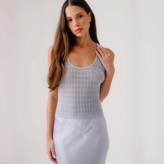  사블린 롱 스커트 미란다 실크  위스퍼 - SABLYN