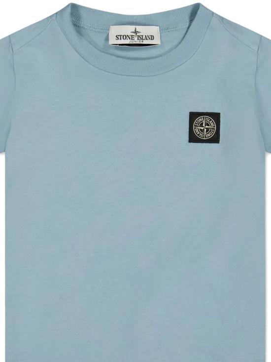 26SS [키즈] 스톤 아일랜드 티셔츠 L1S162100011 S0369V004A Dust blue - STONE ISLAND