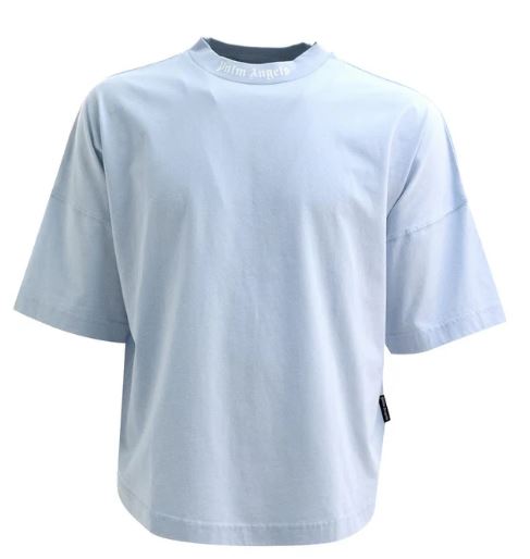 26SS 팜앤젤스 반팔 티셔츠 PMAA10BS26 JER0014103 Blue off white