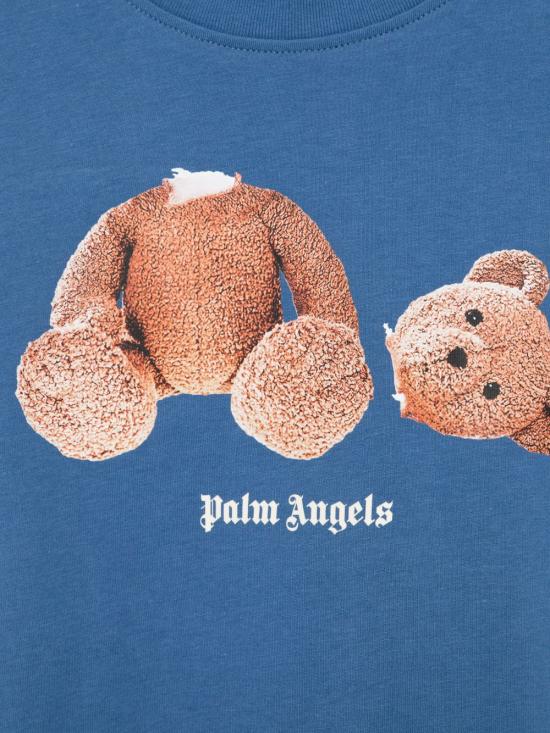 26SS [키즈] 팜앤젤스 티셔츠 PBAA003S26 JER001060 Blue blue - PALM ANGELS