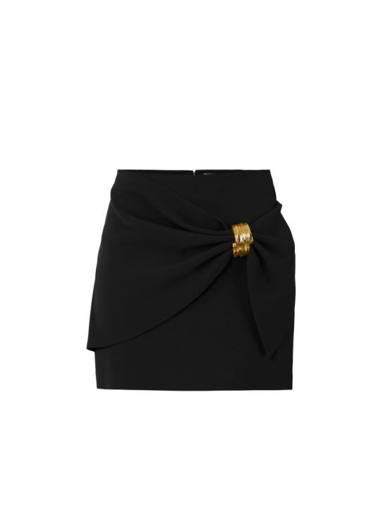 26SS 엘리자베타프랜치 숏 스커트 GO18862E2 110 Black - ELISABETTA FRANCHI