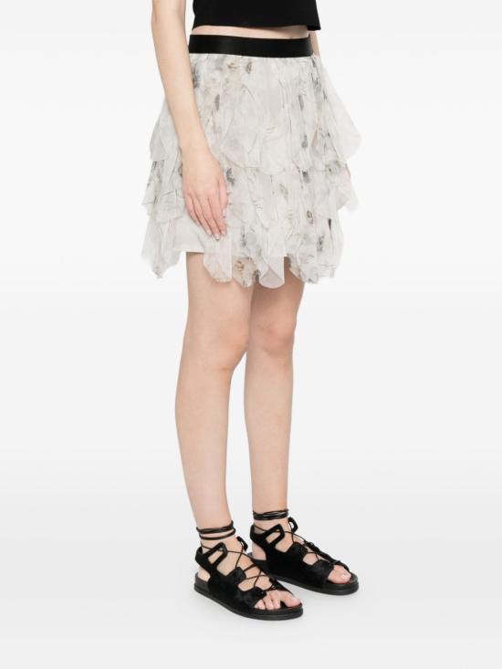 26SS 막스마라 숏 스커트 2611101283600MXSTALCO 002 Grey - MAX MARA