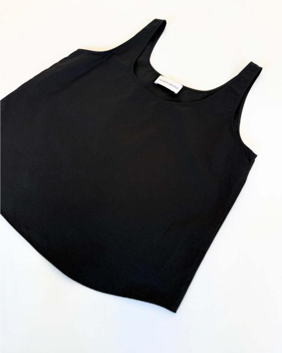  모던 위빙 민소매 티셔츠 탱크탑