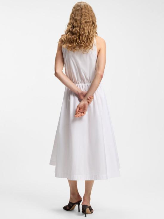 26SS 보스 미디 원피스 50558472 100 White - BOSS