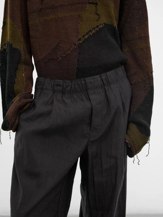 26SS 아워레가시 레저 쇼츠 스틸 블랙 캄 쿠프로 코튼 M2264LS SOOTBLACK Black - OUR LEGACY