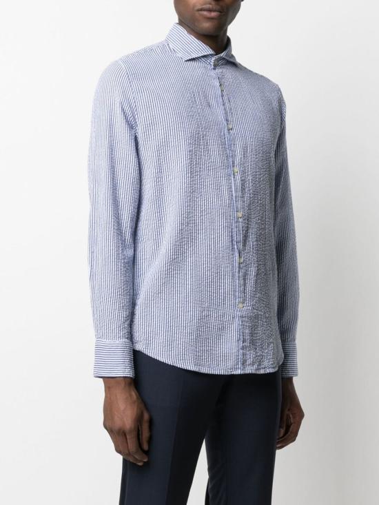 26SS 데펄루 긴팔 셔츠 JEPP SEERSUKER02 Blue - DEPERLU