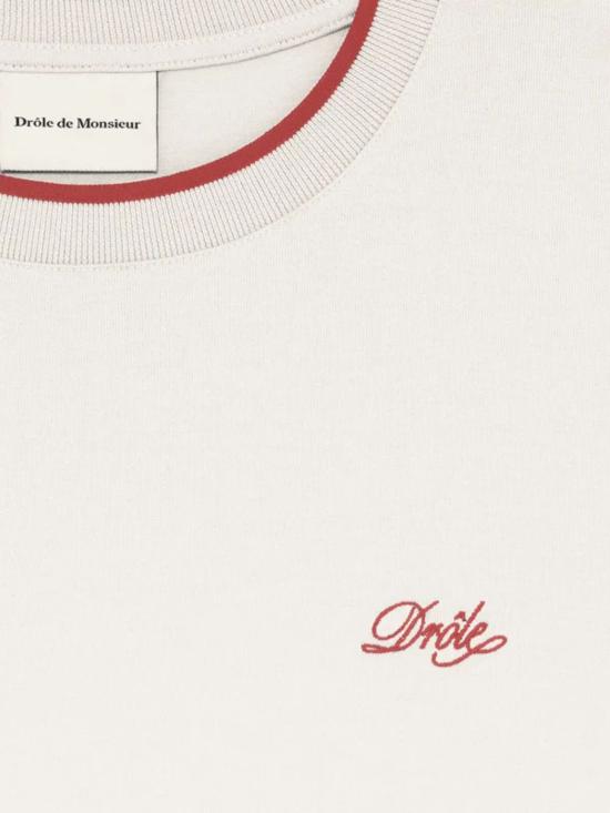 26SS 드롤드무슈 반팔 티셔츠 KTS318 CO248OFFWHITE White - DROLE DE MONSIEUR