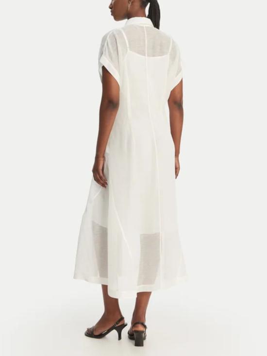 26SS 보스 미디 원피스 50559733 100 White - BOSS