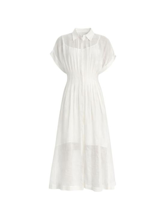 26SS 보스 미디 원피스 50559733 100 White - BOSS