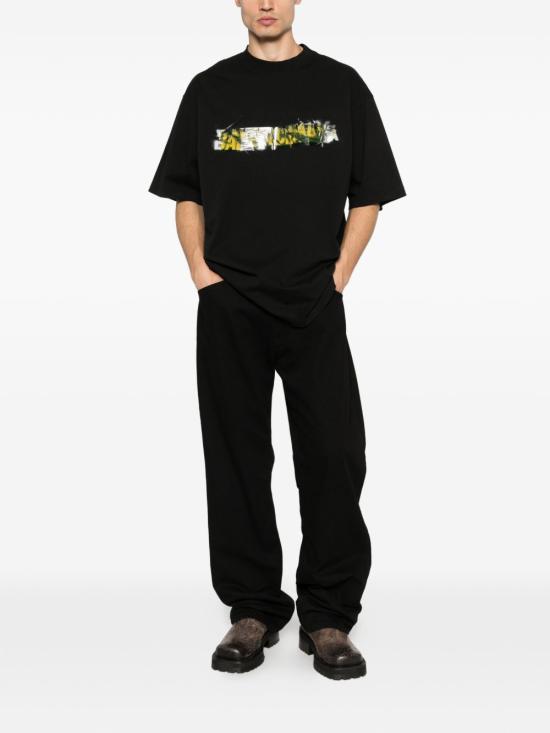 26SS 발렌시아가 반팔 티셔츠 764235 TUVI61000 Black - BALENCIAGA