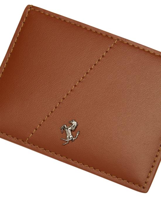 26SS 페라리 남성지갑 20619 HIDE Brown - FERRARI