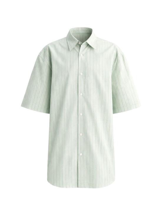 26SS 드리스 반 노튼 반팔 셔츠 2610207003021 602 Green