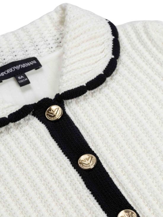 26SS [키즈] 엠포리오 아르마니 원피스 EG000751 AF22776U0003 White - EMPORIO ARMANI