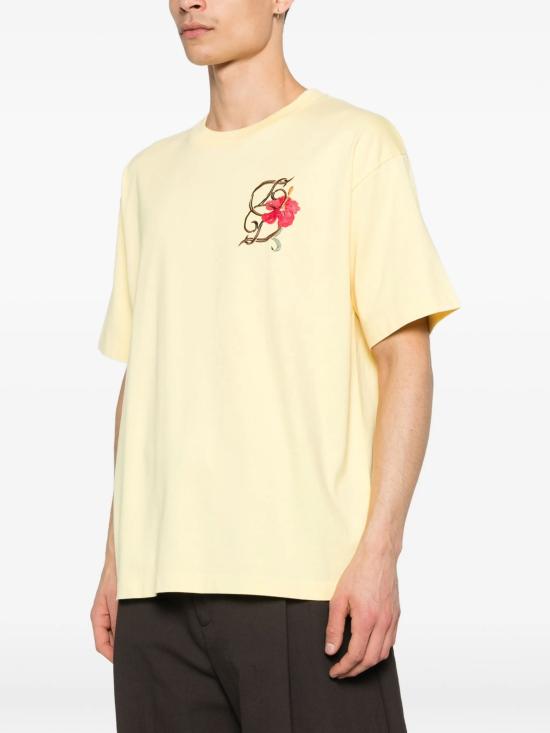 26SS 드롤드무슈 반팔 티셔츠 KTS316 CO248LIGHTYELLOW Yellow - DROLE DE MONSIEUR