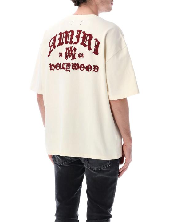  아미리 반팔 티셔츠 할리우드 티셔츠 아이보리 - AMIRI