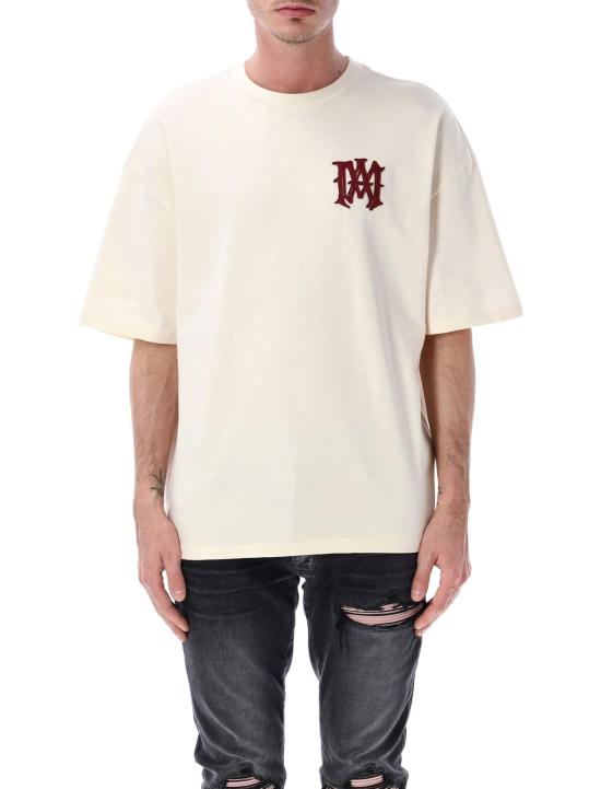  아미리 반팔 티셔츠 할리우드 티셔츠 아이보리