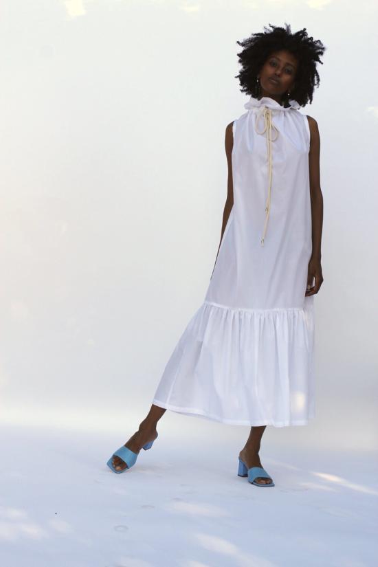  DÉSIRÉEKLEIN 롱 원피스 Desiréeklein 드로우스트링 넥 Myrna 드레스 - OTHER BRANDS