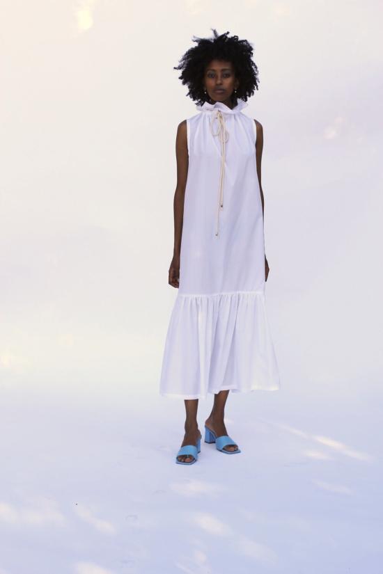  DÉSIRÉEKLEIN 롱 원피스 Desiréeklein 드로우스트링 넥 Myrna 드레스 - OTHER BRANDS