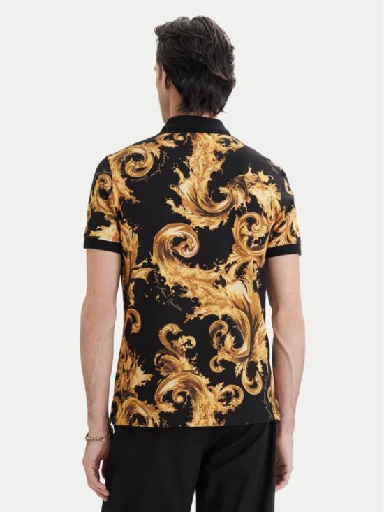 26SS 베르사체 폴로 티셔츠 80GAG6S0 JS549G89 Black - VERSACE