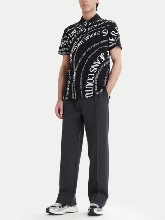 26SS 베르사체 폴로 티셔츠 80GAG6R0 JS556L01 Black - VERSACE