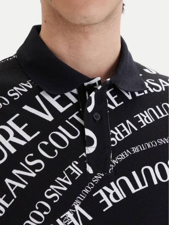 26SS 베르사체 폴로 티셔츠 80GAG6R0 JS556L01 Black - VERSACE