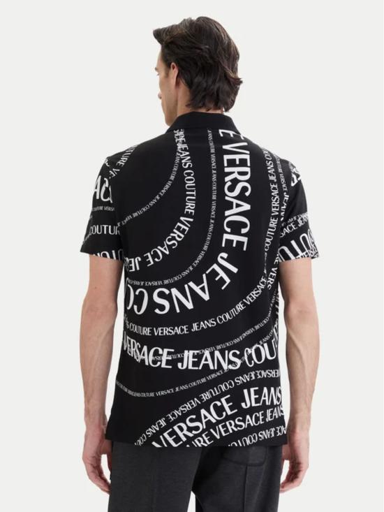 26SS 베르사체 폴로 티셔츠 80GAG6R0 JS556L01 Black - VERSACE