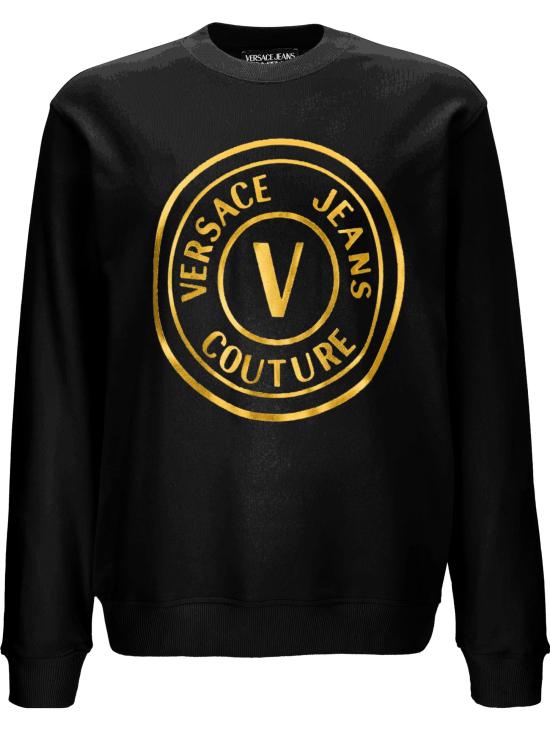 26SS 베르사체 긴팔 티셔츠 80GAIT02 CF01TG89 Black