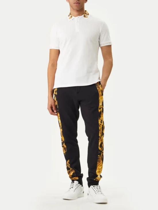 26SS 베르사체 폴로 티셔츠 80GAGT12 CJ01TG03 White - VERSACE