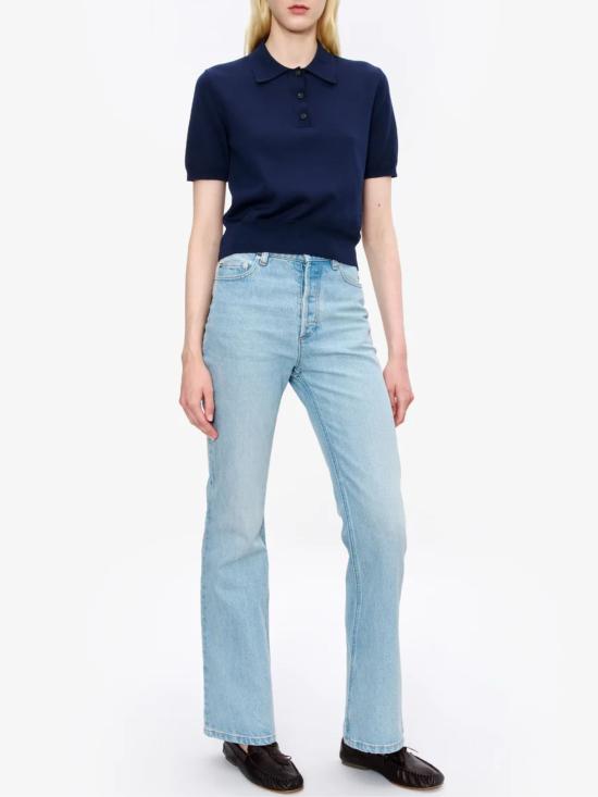 26SS 아페쎄 폴로 티셔츠 COHNW F23484IAK Blue - A.P.C.