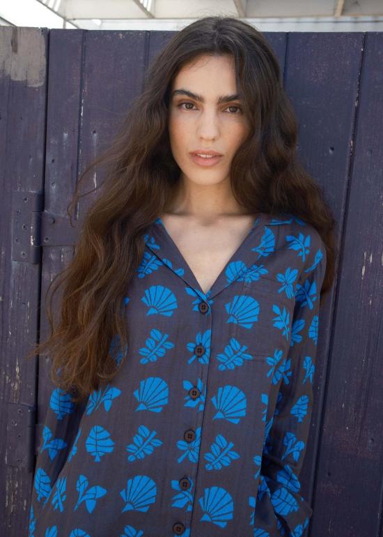  에이스 앤 지그 블라우스 에이스 & 지그 디에고 셔츠 자바 - ACE & JIG