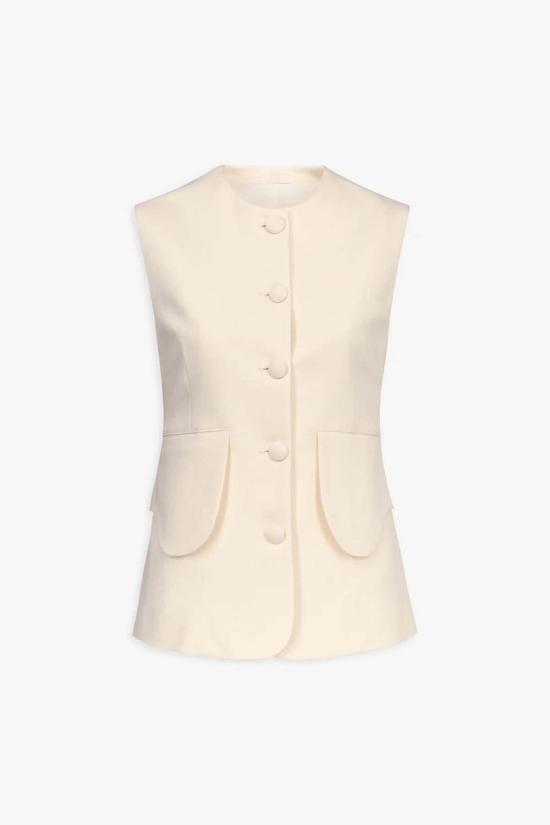  데스트리 베스트 마리안느 데님  에크루 - DESTREE