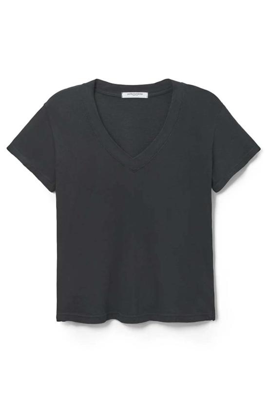  퍼펙트 화이트 티 반팔 티셔츠 헨드릭스 V넥 티 - PERFECT WHITE TEE