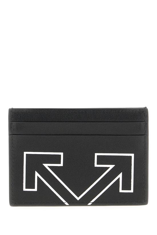 26SS 오프화이트 남성지갑 OMND09BC99LEA001 1001 BLACK WHITE