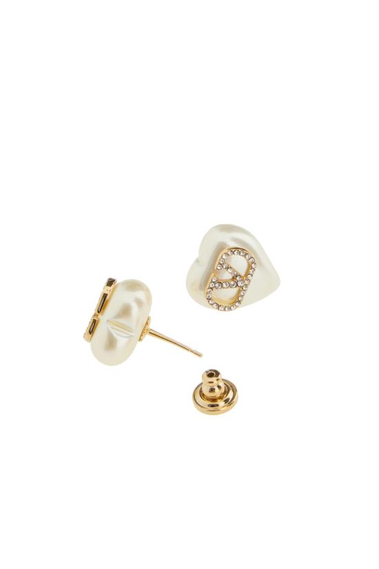 26SS 발렌티노 가라바니 이어링 8W0J0BT2EXE 3DV ORO CRYSTAL CREAM - VALENTINO GARAVANI