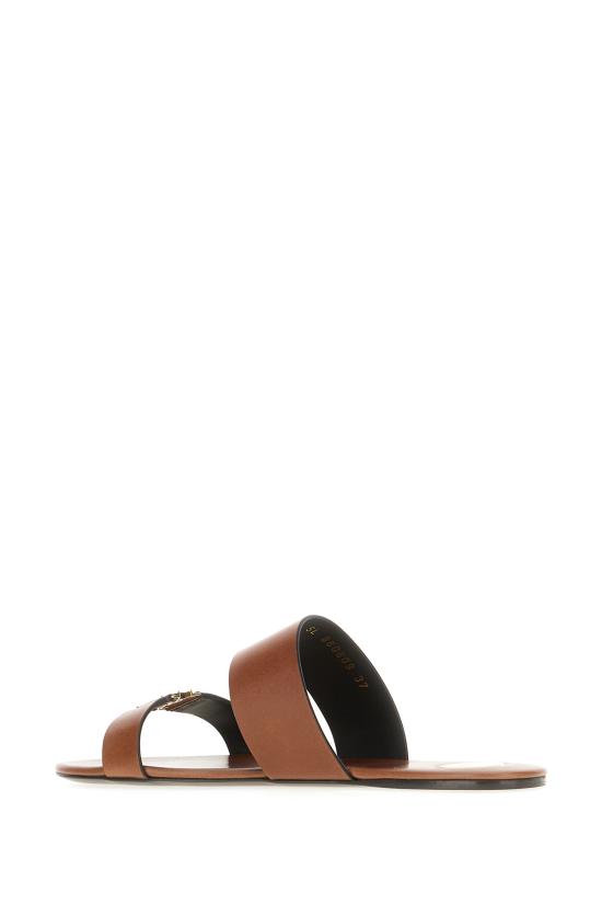 26SS 생로랑 뮬/슬리퍼 860809DWE00 6036 Bruciato - SAINT LAURENT