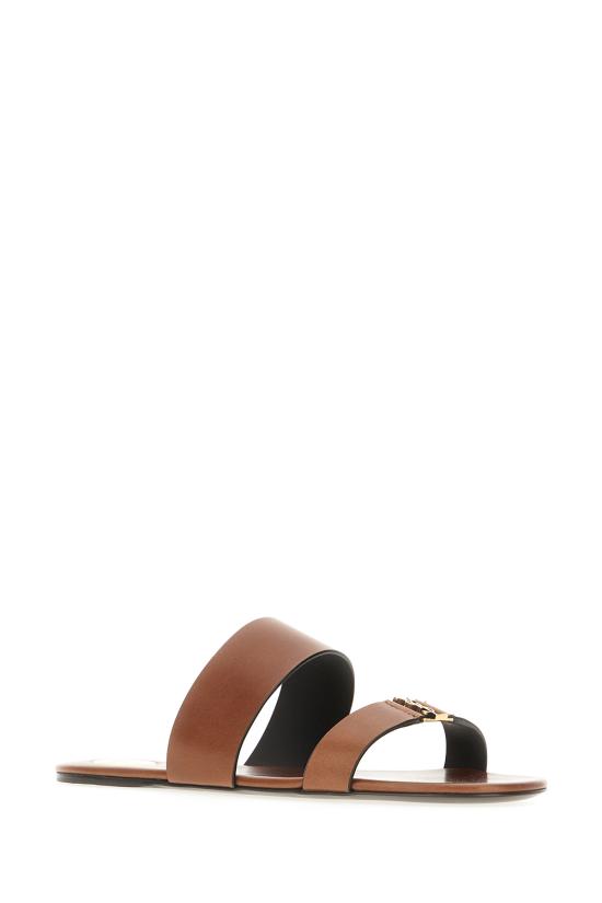 26SS 생로랑 뮬/슬리퍼 860809DWE00 6036 Bruciato - SAINT LAURENT