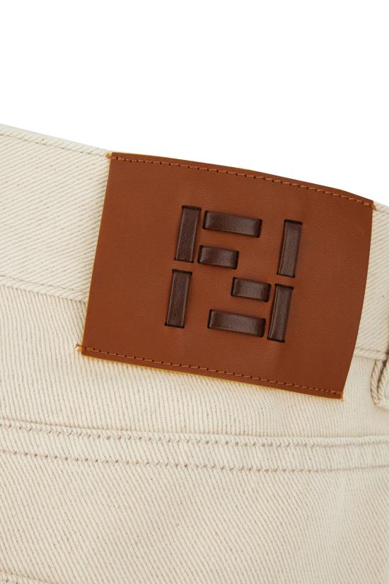 26SS 펜디 데님 팬츠 FLP882AOHV F1W0T Beige - FENDI