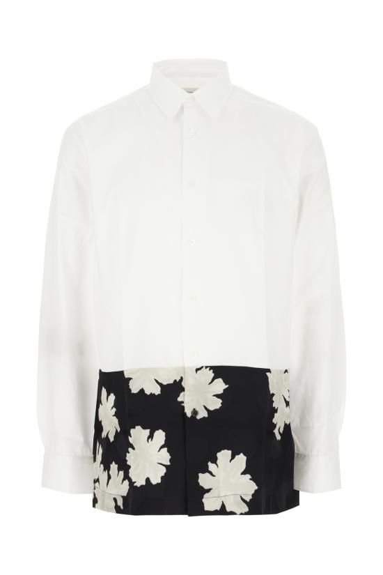 26SS 드리스 반 노튼 긴팔 셔츠 2610207143314 001 WHITE