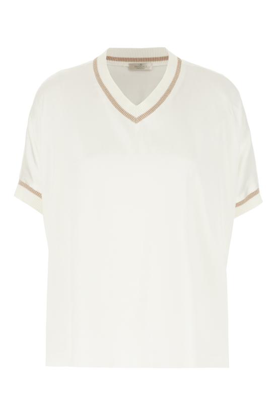 26SS 빠니깔레 반팔 티셔츠 D381152V 0205 CREAM