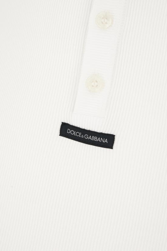 26SS 돌체앤가바나 긴팔 티셔츠 G8PG8TG7P3J W0800 BIANCO OTTICO - DOLCE & GABBANA