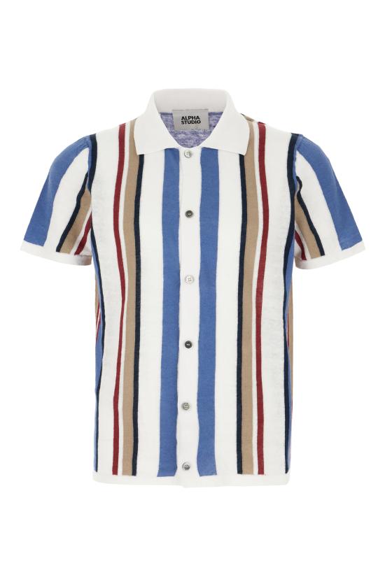 26SS 알파스튜디오 스웨터 AU5240L 9000 RIGA AZZURRA