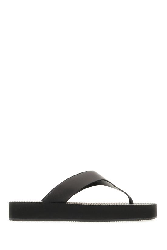 26SS 더로우 뮬/슬리퍼 F1838L825 BLK BLACK