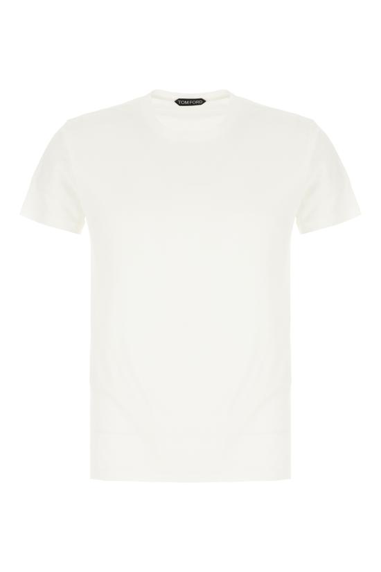 26SS 톰포드 반팔 티셔츠 JCS026JMC084 WAA OPTICAL WHITE