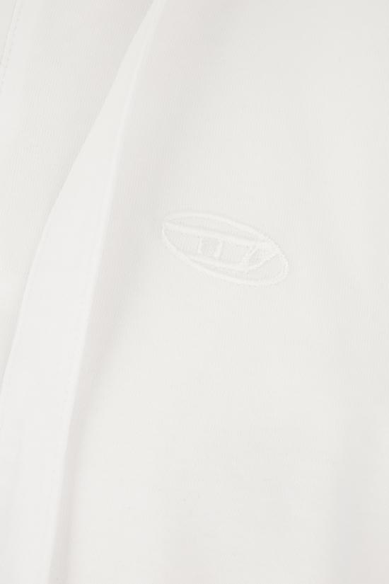 26SS 디젤 T-KAUKO 바이커 넥 스트랩 티셔츠 A229800DECG 100 WHITE - DIESEL