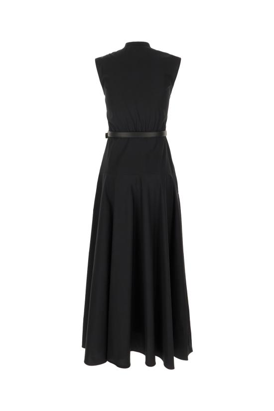 26SS 막스마라 스튜디오 롱 원피스 MSTGESTO 004 Nero - MAX MARA STUDIO